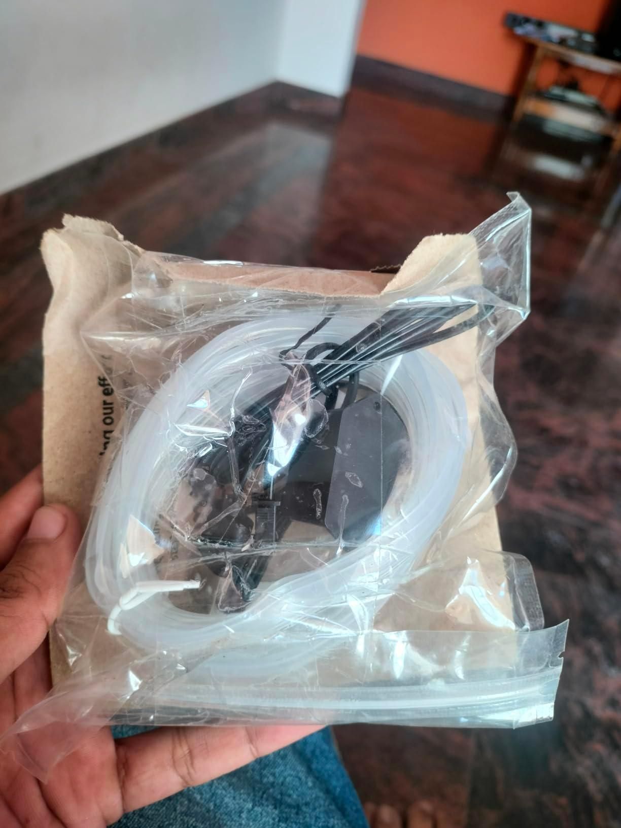 Automaze El Wire, 5M Neon Lights 5V with Fuse Protection for Car Interior Decoration ( Ice Blue )