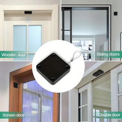Easy-Install Automatic Door Closer with Adjustable Sensor – No Drilling Needed