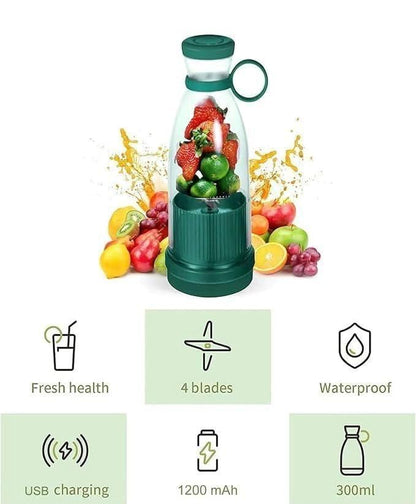 Portable USB Mini Juice Blender for Travel, Gym & Office