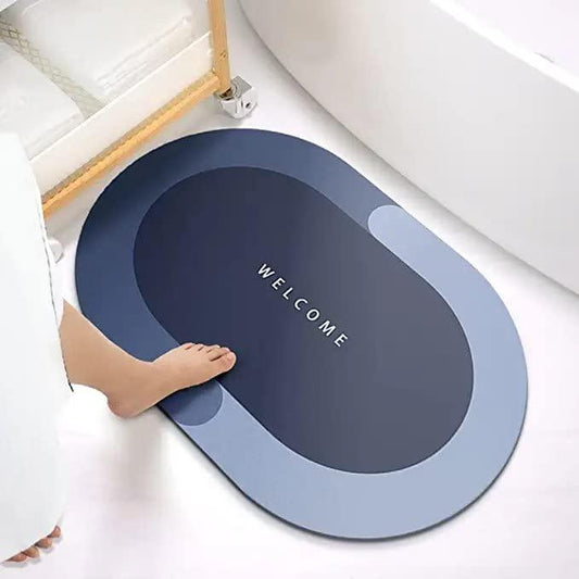 Cushion Mat – Super Absorbent, Quick-Dry Soft Carpet (Round, 40x60cm)
