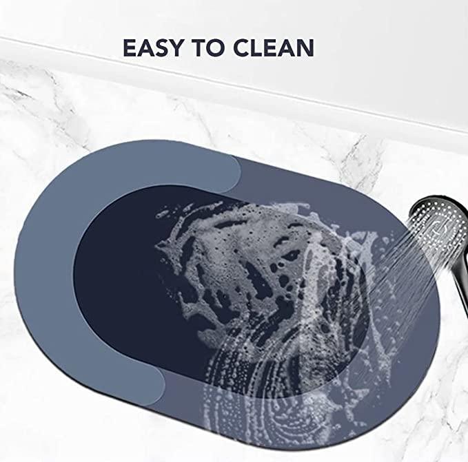 Cushion Mat – Super Absorbent, Quick-Dry Soft Carpet (Round, 40x60cm)