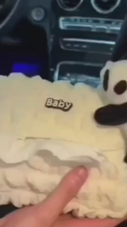 Panda Car Seat Tissue Holder